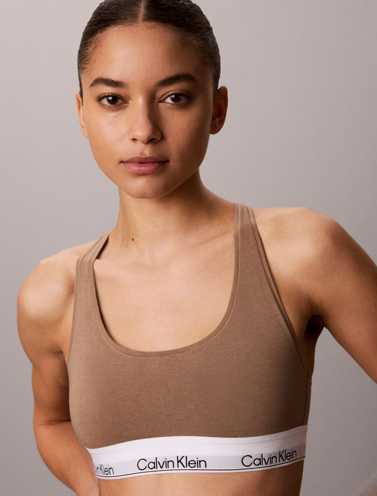 Icon Cotton Modal Unlined Bralette - Calvin Klein Underwear