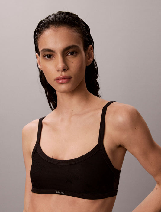 Icon Stretch Lace Lightly Lined Bralette - Calvin Klein Underwear