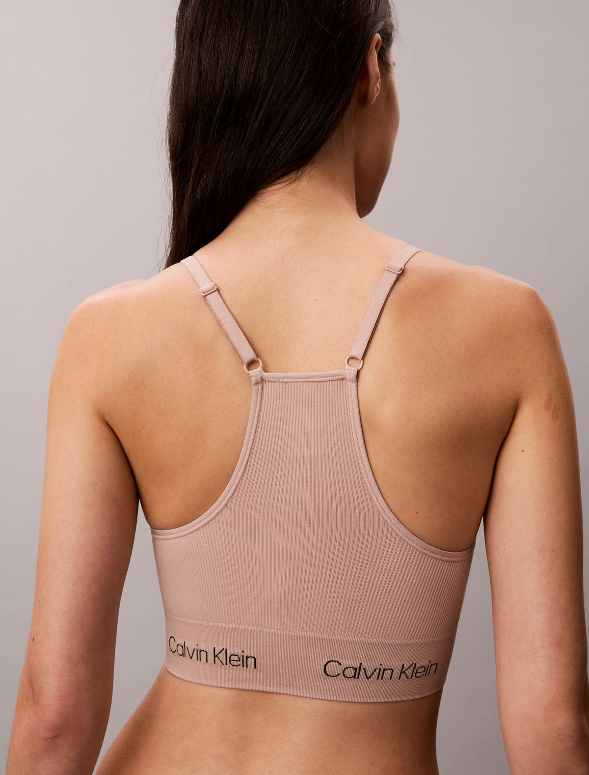 Microfiber Seamless Rib Lightly Lined Bralette - Calvin Klein Underwear