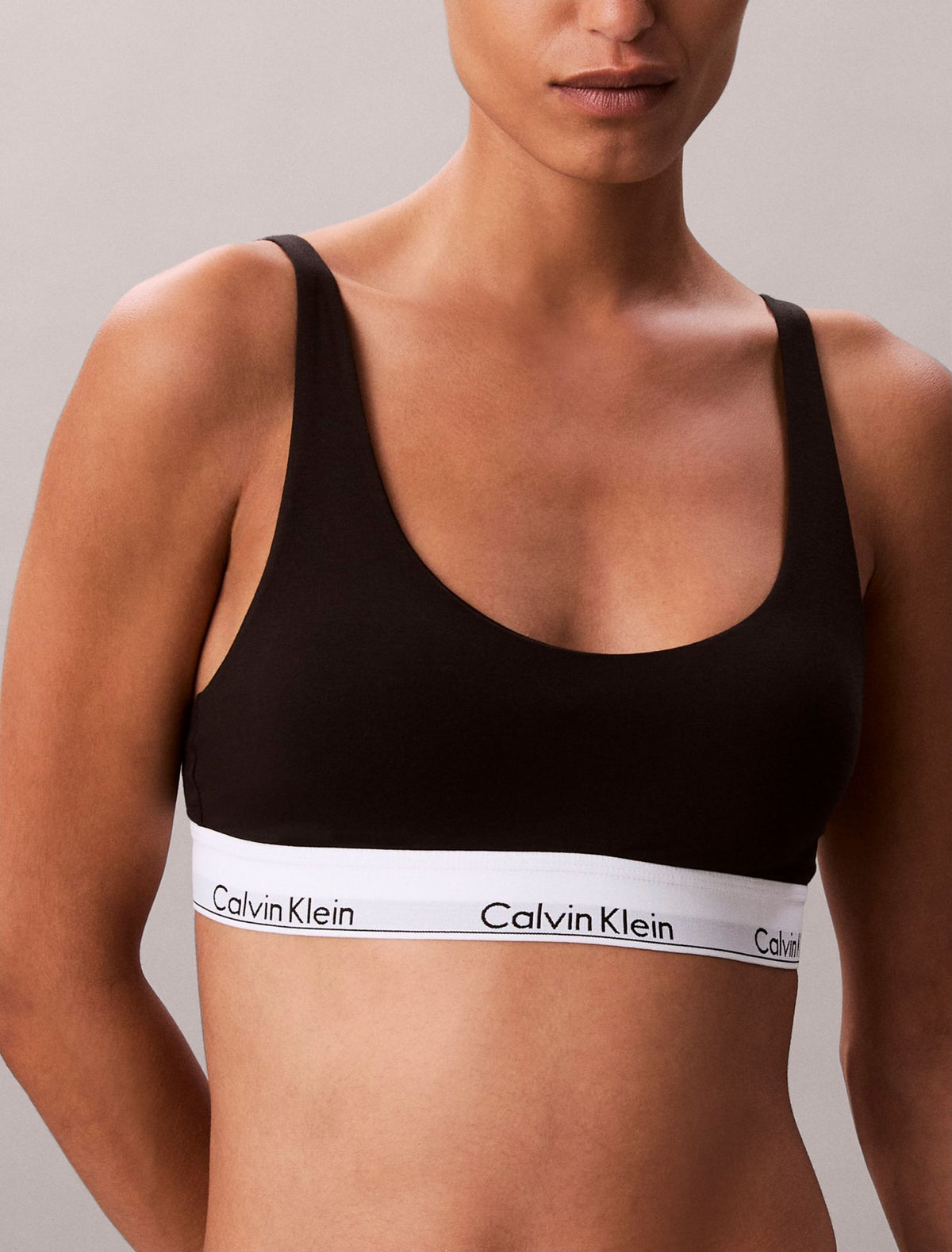 Icon Cotton Modal Lightly Lined Bralette - Calvin Klein Underwear