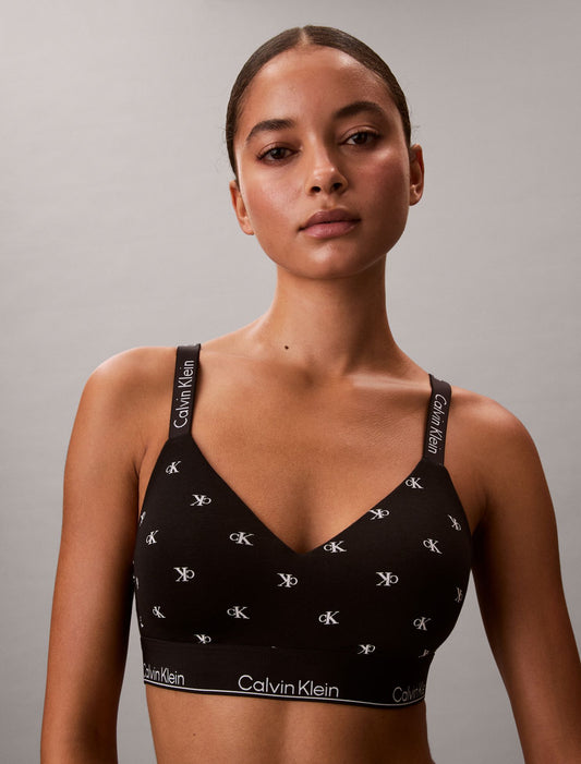 Icon Cotton Modal Lightly Lined Bralette - Calvin Klein Underwear