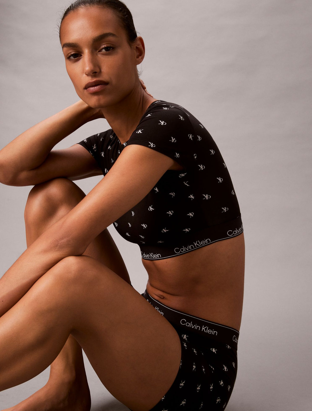 Icon Cotton Modal Lightly Lined T-Shirt Bralette - Calvin Klein Underwear