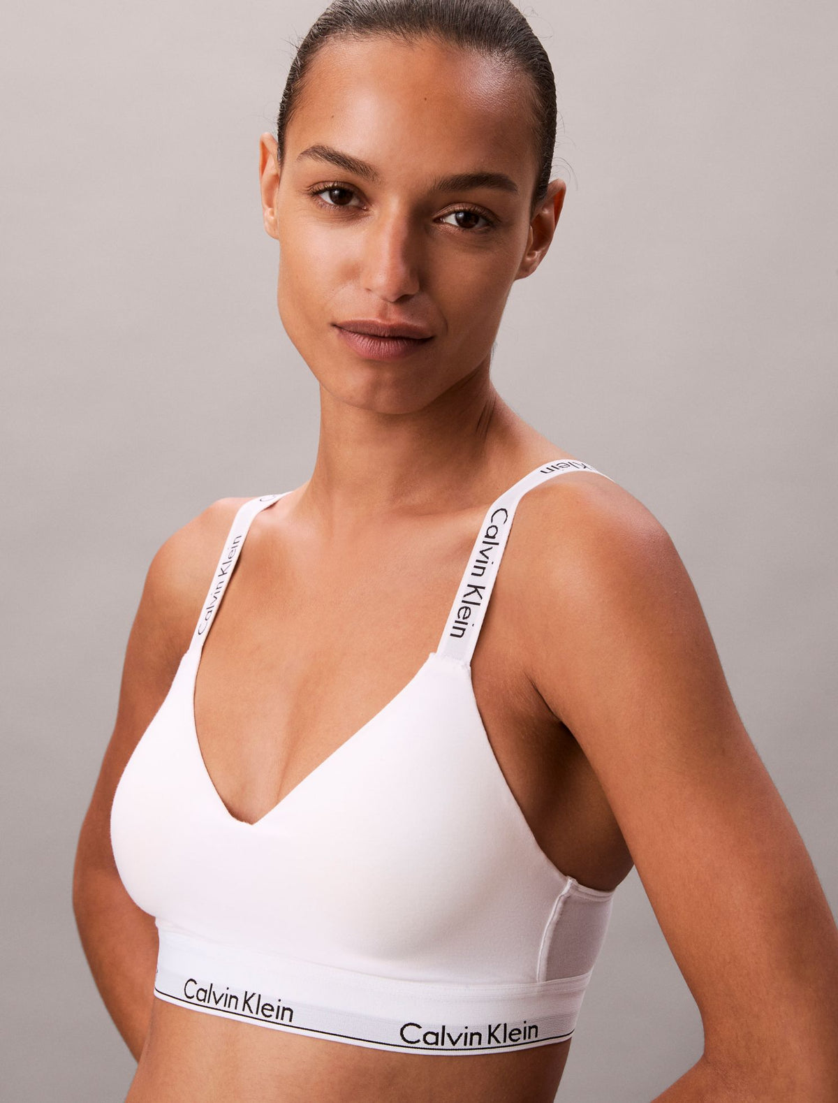 Icon Cotton Modal Lightly Lined Bralette - Calvin Klein Underwear