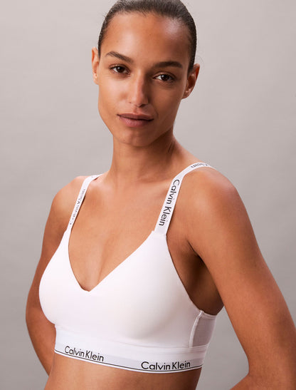 Icon Cotton Modal Lightly Lined Bralette - Calvin Klein Underwear