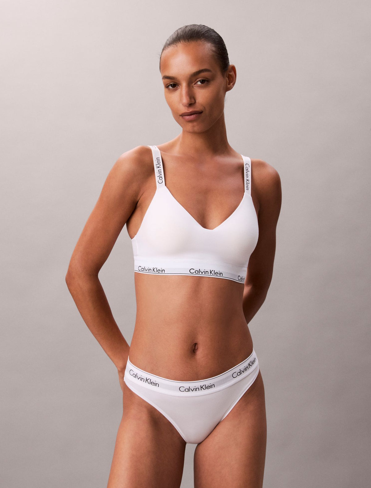 Icon Cotton Modal Lightly Lined Bralette - Calvin Klein Underwear