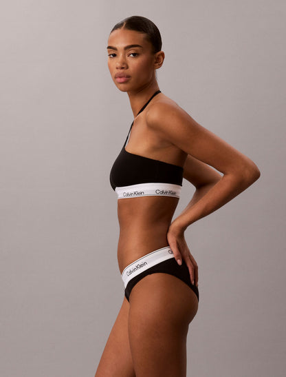 Icon Cotton Modal Unlined Halter Bralette - Calvin Klein Underwear