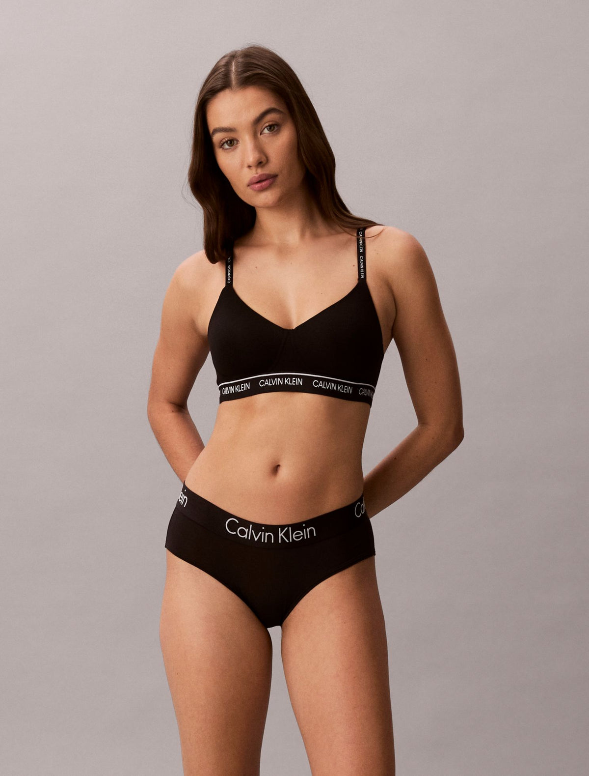 Archive Logo Lightly Lined Wirefree Bralette - Calvin Klein Underwear