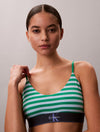 Stripe Mardi Gras Green