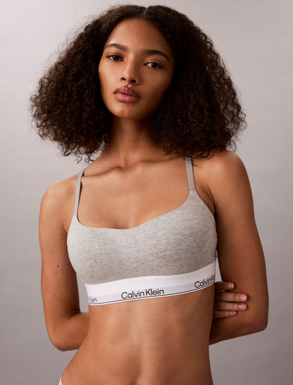 Icon Cotton Modal Smooth Edge Lightly Lined Bralette - Calvin Klein Underwear