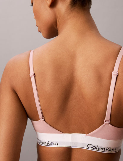 Icon Cotton Modal Lightly Lined Triangle Bralette - Calvin Klein Underwear