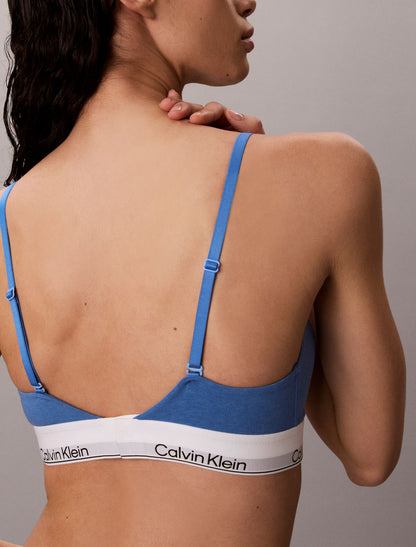 Icon Cotton Modal Lightly Lined Triangle Bralette - Calvin Klein Underwear