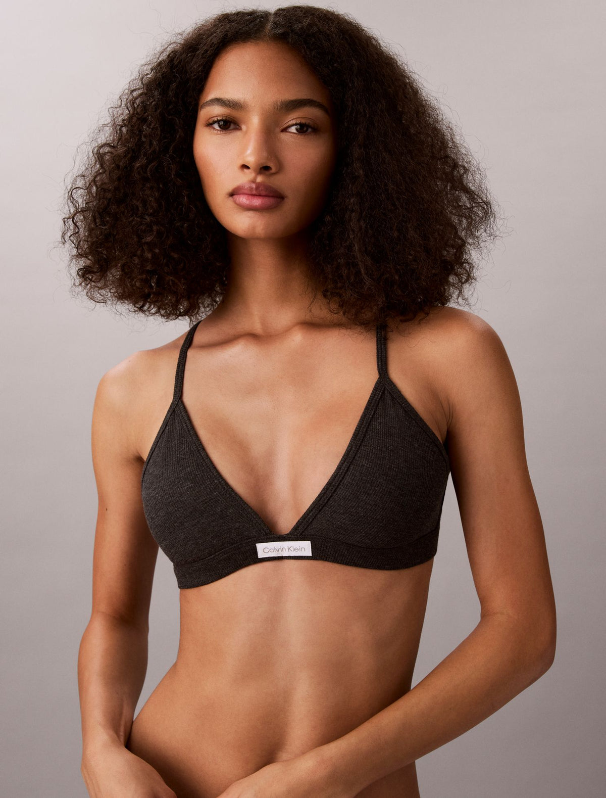 Classic Comfort Cozy Waffle Lightly Lined Triangle Bra - Calvin Klein Underwear
