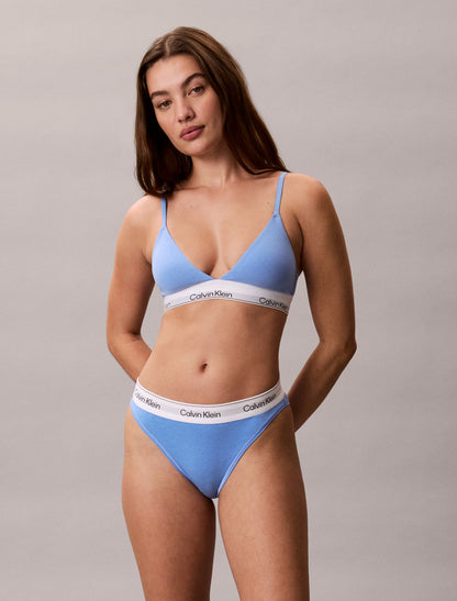Icon Cotton Modal Lightly Lined Triangle Bralette - Calvin Klein Underwear