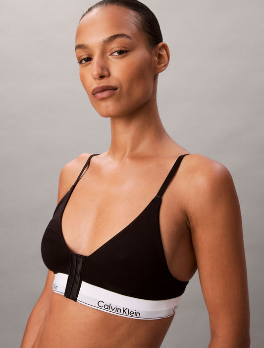 Icon Cotton Modal Post Surgery Lightly Lined Triangle Bralette - Calvin Klein Underwear