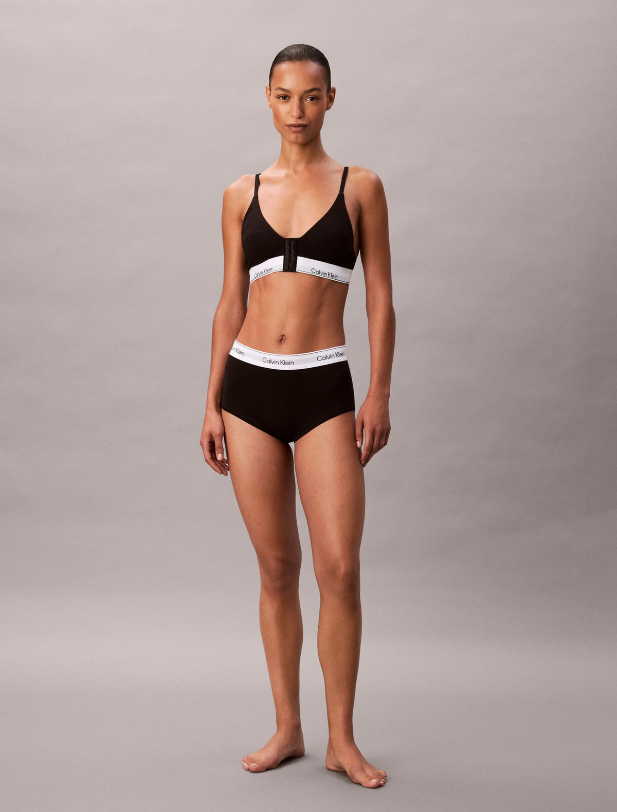Icon Cotton Modal Post Surgery Lightly Lined Triangle Bralette - Calvin Klein Underwear