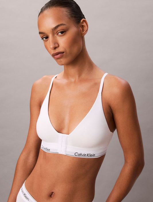 Icon Cotton Modal Post Surgery Lightly Lined Triangle Bralette - Calvin Klein Underwear