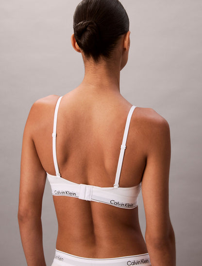 Icon Cotton Modal Post Surgery Lightly Lined Triangle Bralette - Calvin Klein Underwear