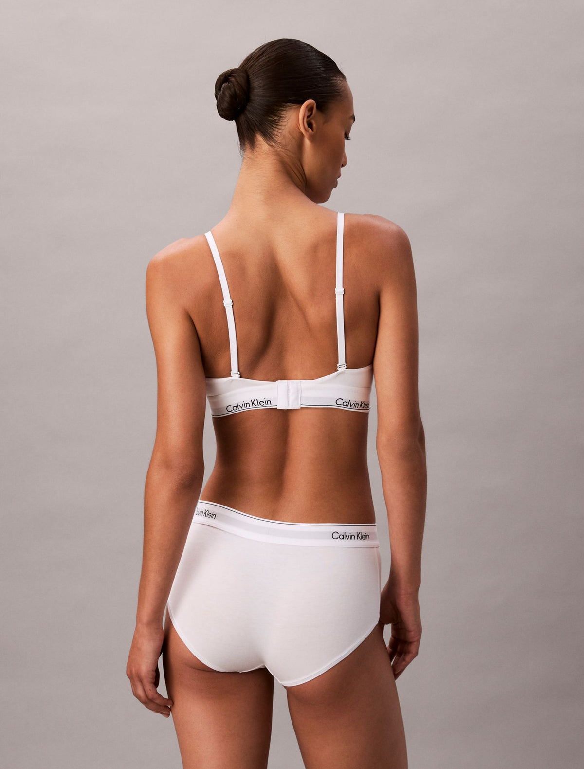 Icon Cotton Modal Post Surgery Lightly Lined Triangle Bralette - Calvin Klein Underwear