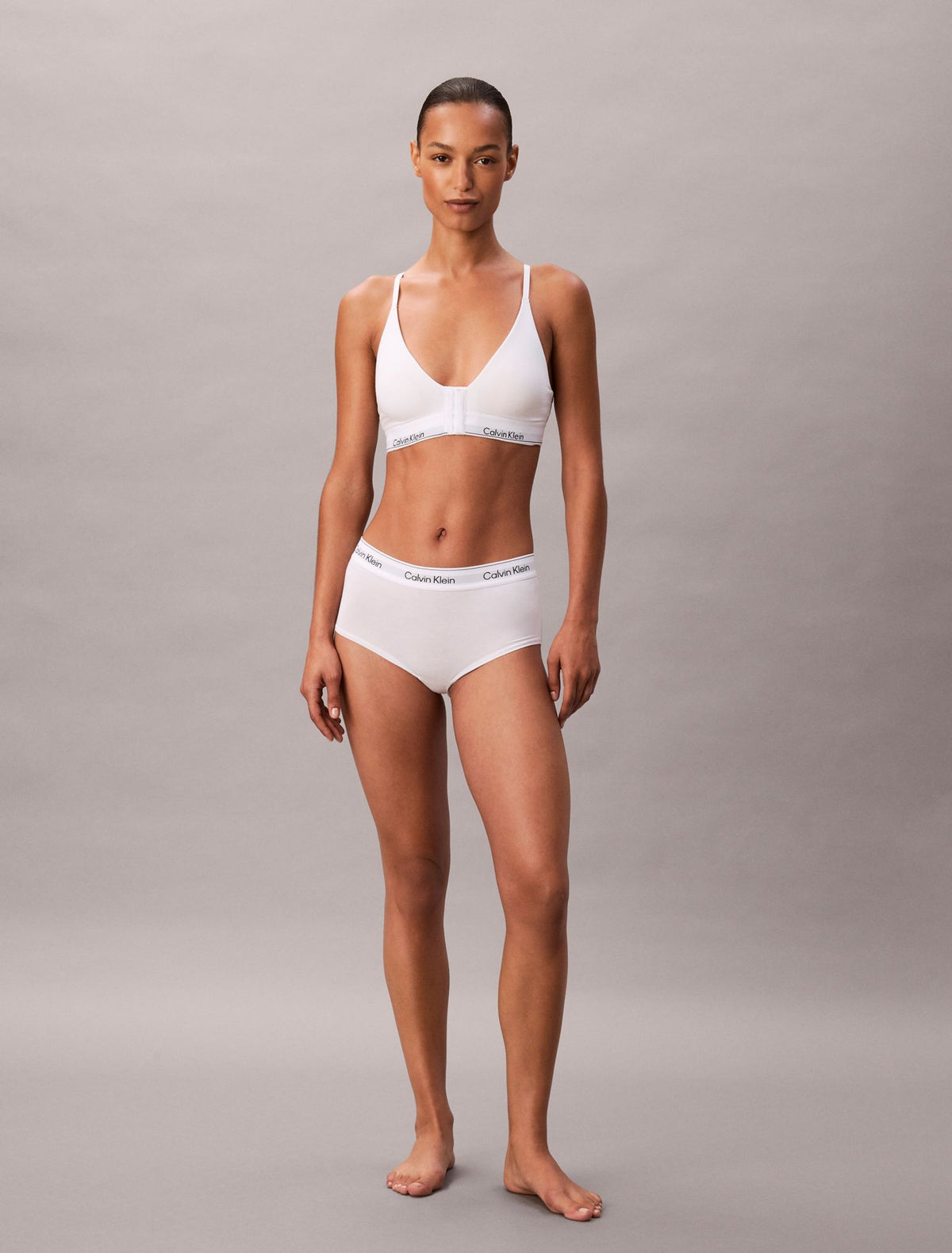 Icon Cotton Modal Post Surgery Lightly Lined Triangle Bralette - Calvin Klein Underwear