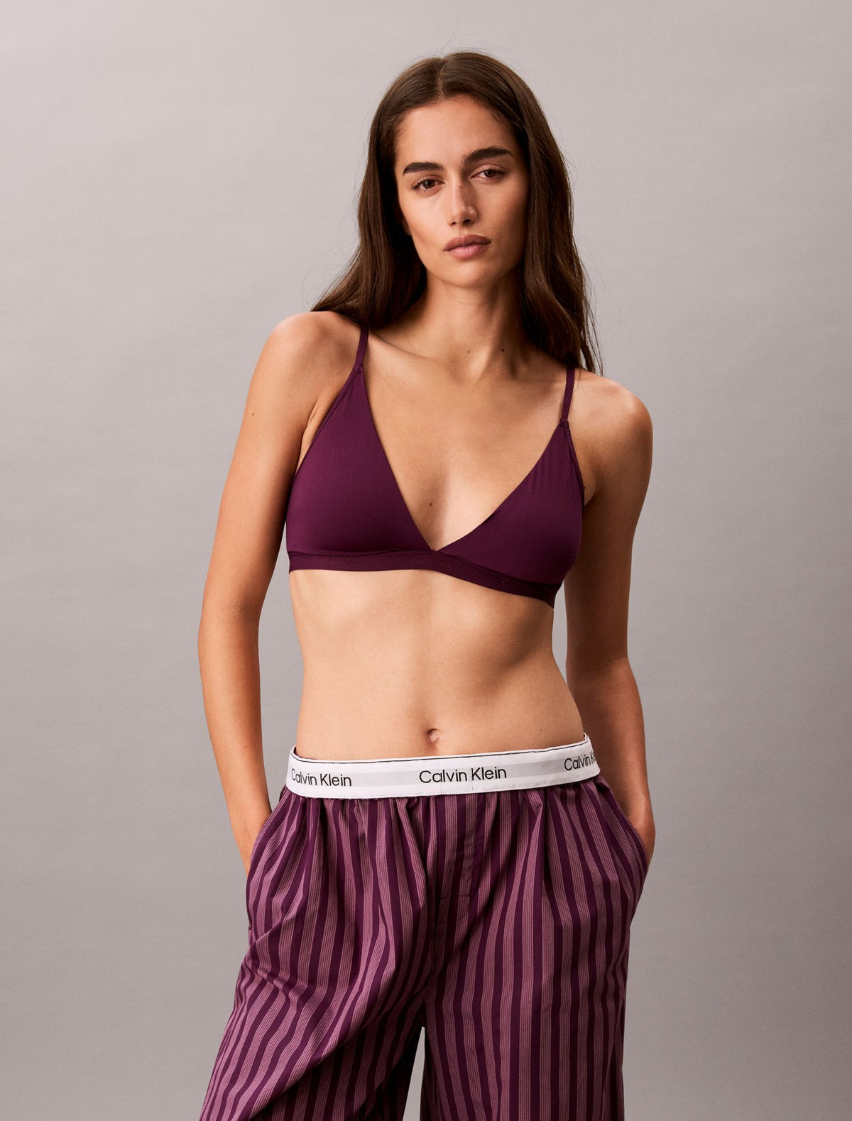 Form to Body Lightly Lined Triangle Bralette - Calvin Klein Underwear