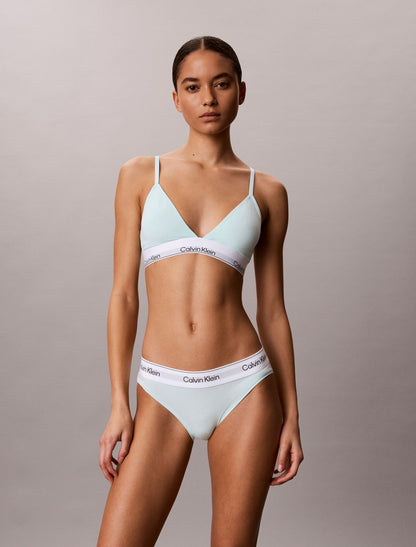 Icon Cotton Modal Lightly Lined Triangle Bralette - Calvin Klein Underwear