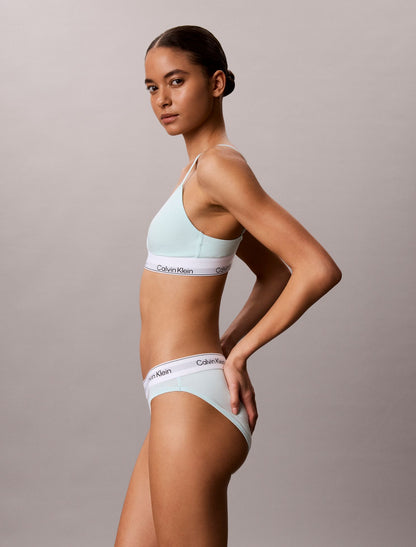 Icon Cotton Modal Lightly Lined Triangle Bralette - Calvin Klein Underwear