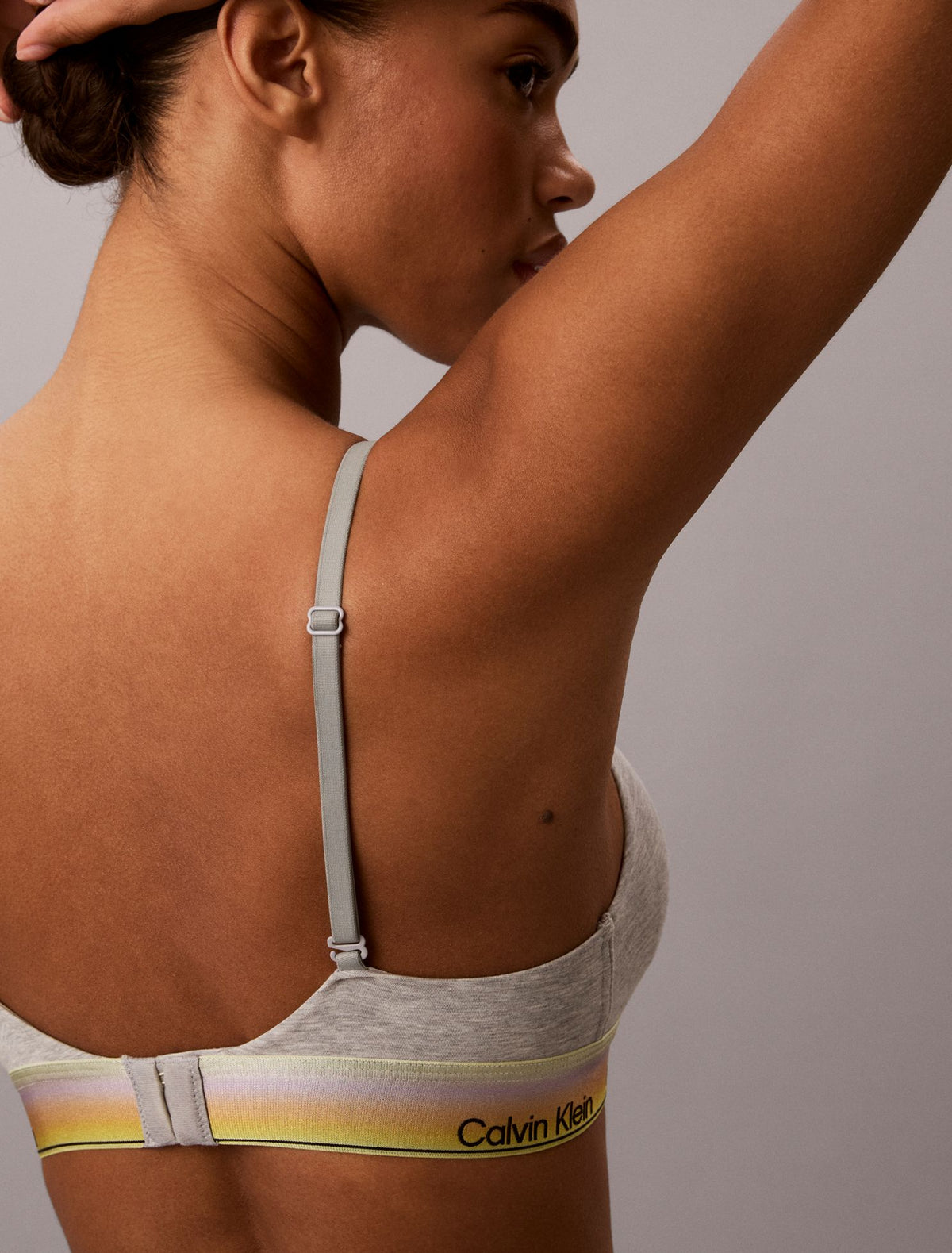 Icon Cotton Modal Pride Lightly Lined Triangle Bra - Calvin Klein Underwear