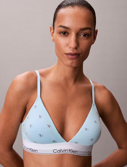 Icon Cotton Modal Lightly Lined Triangle Bralette - Calvin Klein Underwear