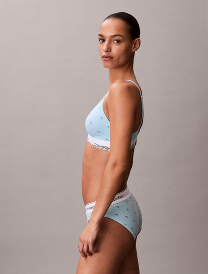 Icon Cotton Modal Lightly Lined Triangle Bralette - Calvin Klein Underwear