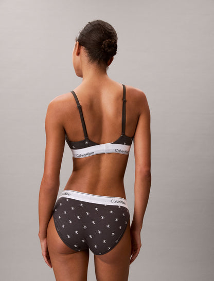 Icon Cotton Modal Lightly Lined Triangle Bralette - Calvin Klein Underwear