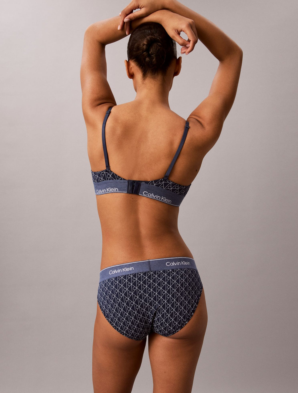 Icon Cotton Modal Lightly Lined Triangle Bralette - Calvin Klein Underwear
