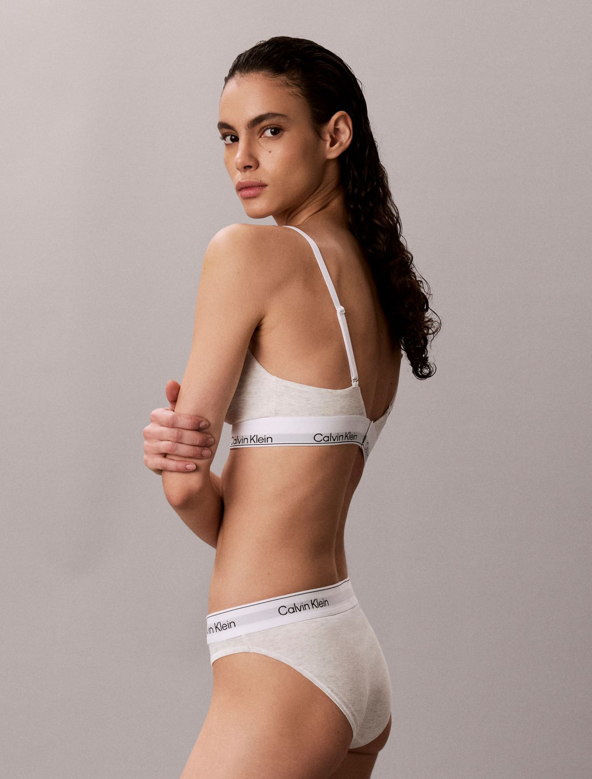 Icon Cotton Modal Lightly Lined Triangle Bralette - Calvin Klein Underwear