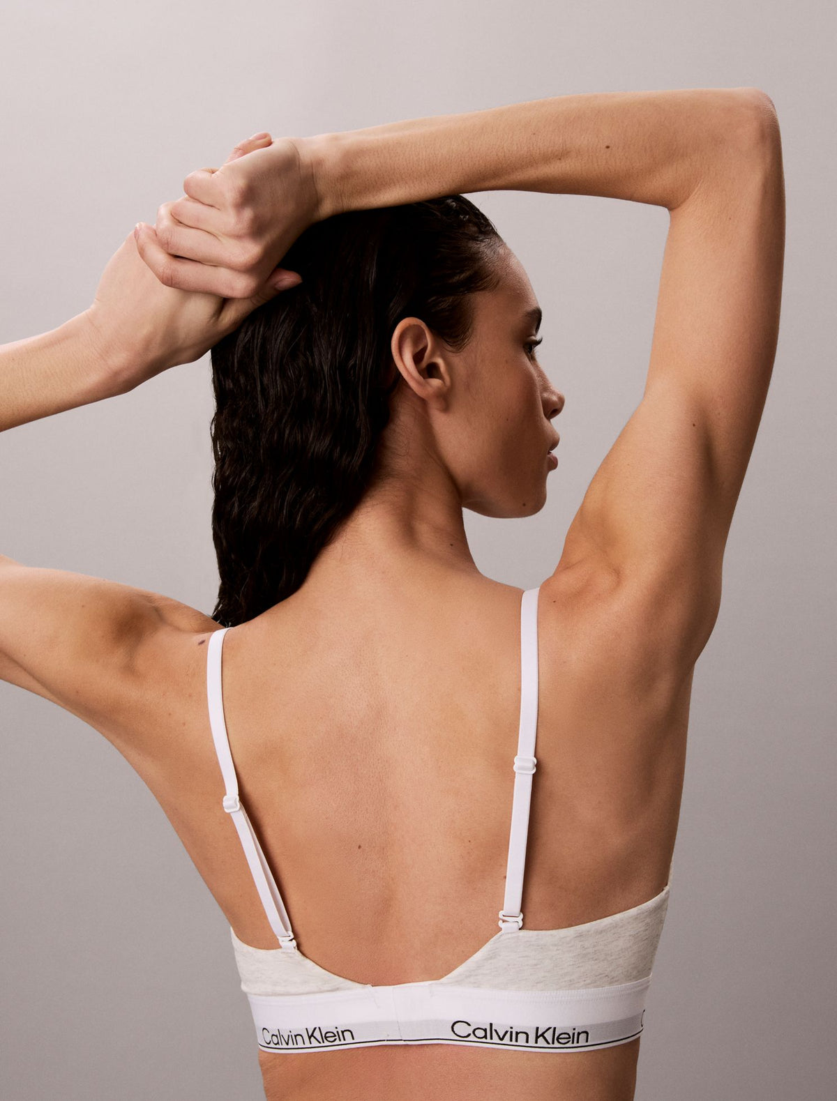 Icon Cotton Modal Lightly Lined Triangle Bralette - Calvin Klein Underwear