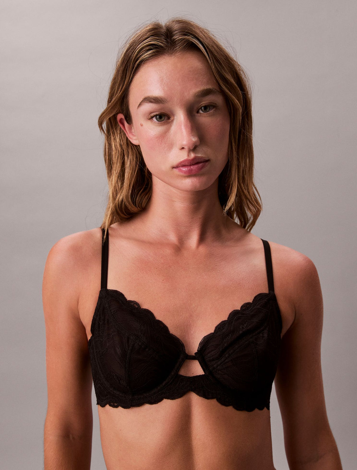 Sensual Stretch Lace Unlined Full Coverage Bra - Calvin Klein Underwear