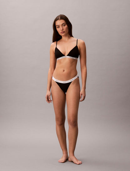 Cotton Stretch Rib 3-Pack String Bikini - Calvin Klein Underwear