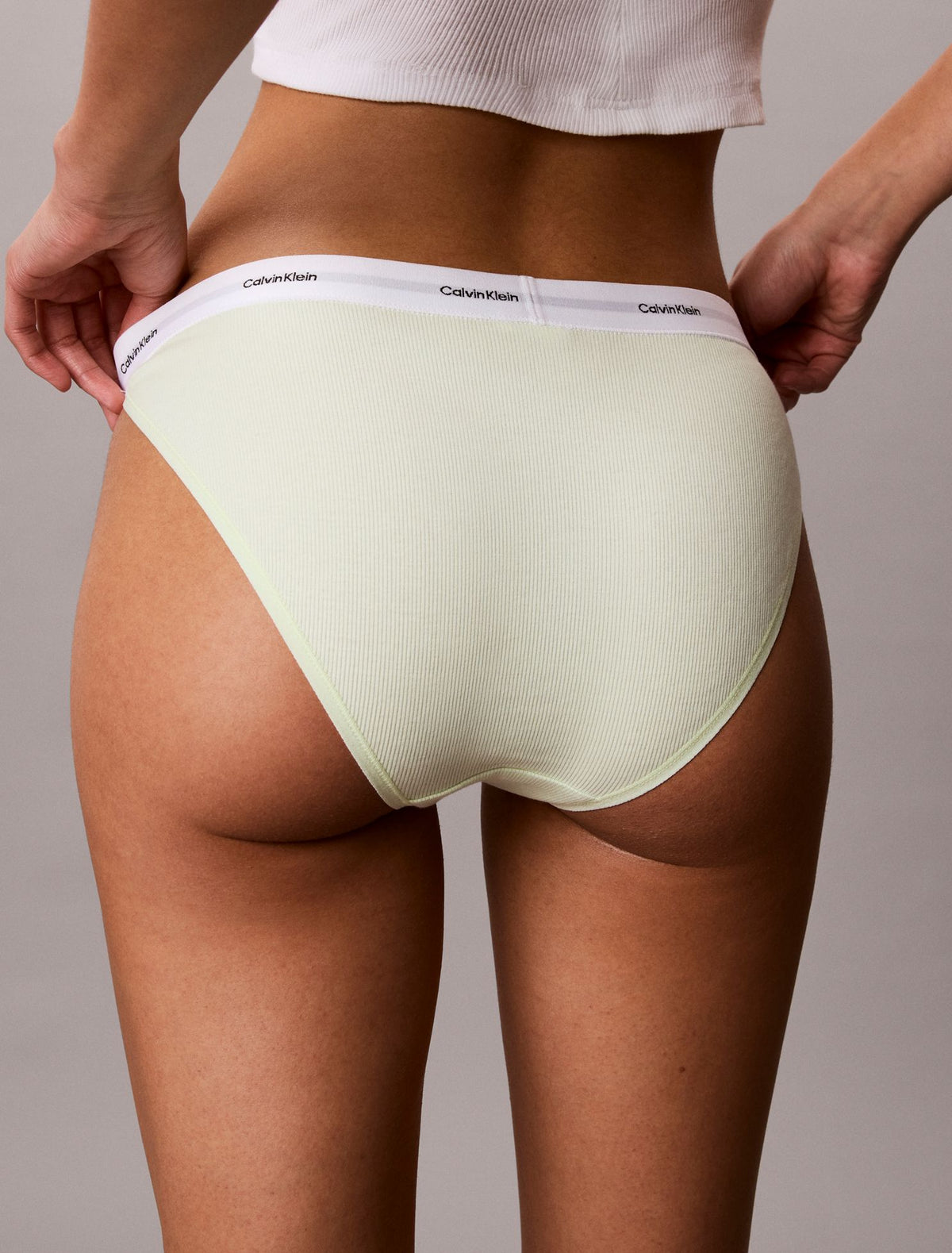 Cotton Stretch Rib 3-Pack String Bikini - Calvin Klein Underwear
