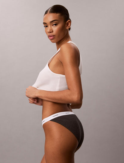 Cotton Stretch Rib 3-Pack String Bikini - Calvin Klein Underwear