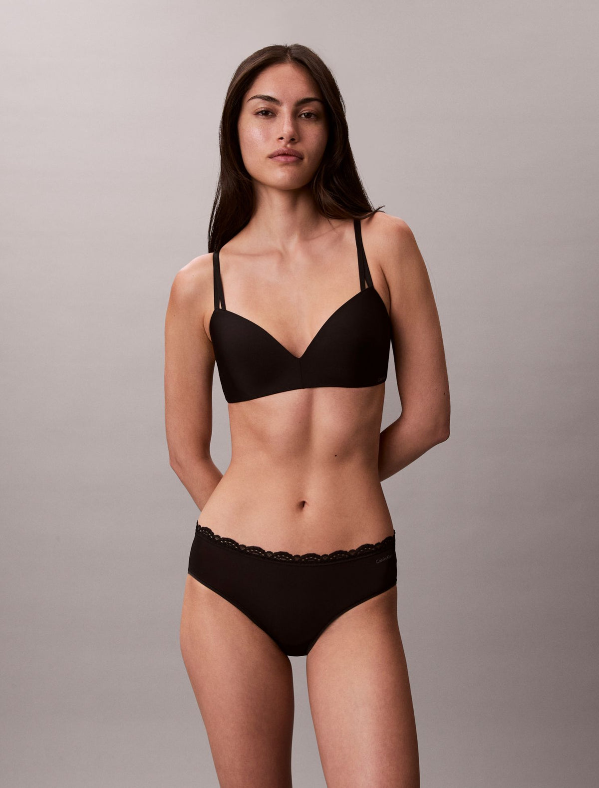 Microfiber Stretch with Lace 3-Pack Hipster - Calvin Klein Underwear