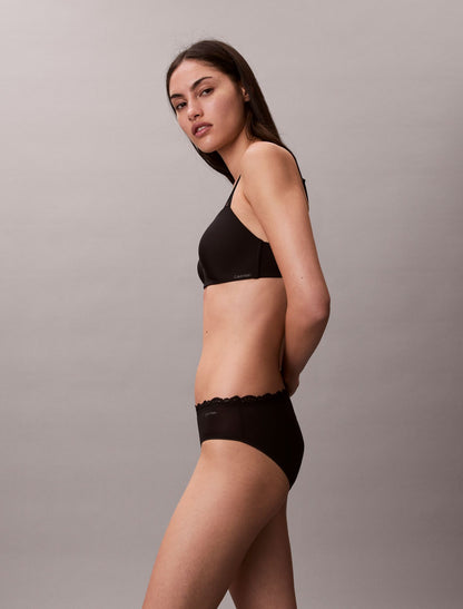 Microfiber Stretch with Lace 3-Pack Hipster - Calvin Klein Underwear