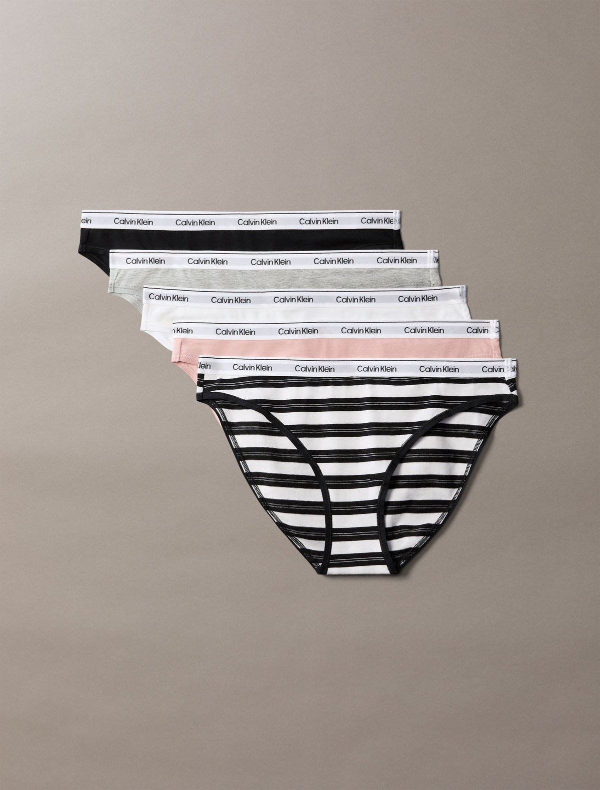 Icon Logo 5-Pack Low Rise Bikini - Calvin Klein Underwear