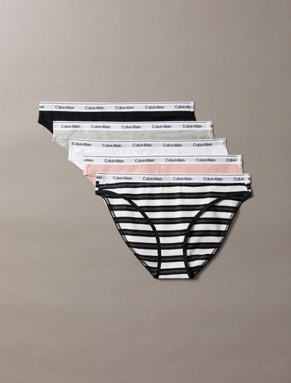 Icon Logo 5-Pack Low Rise Bikini - Calvin Klein Underwear