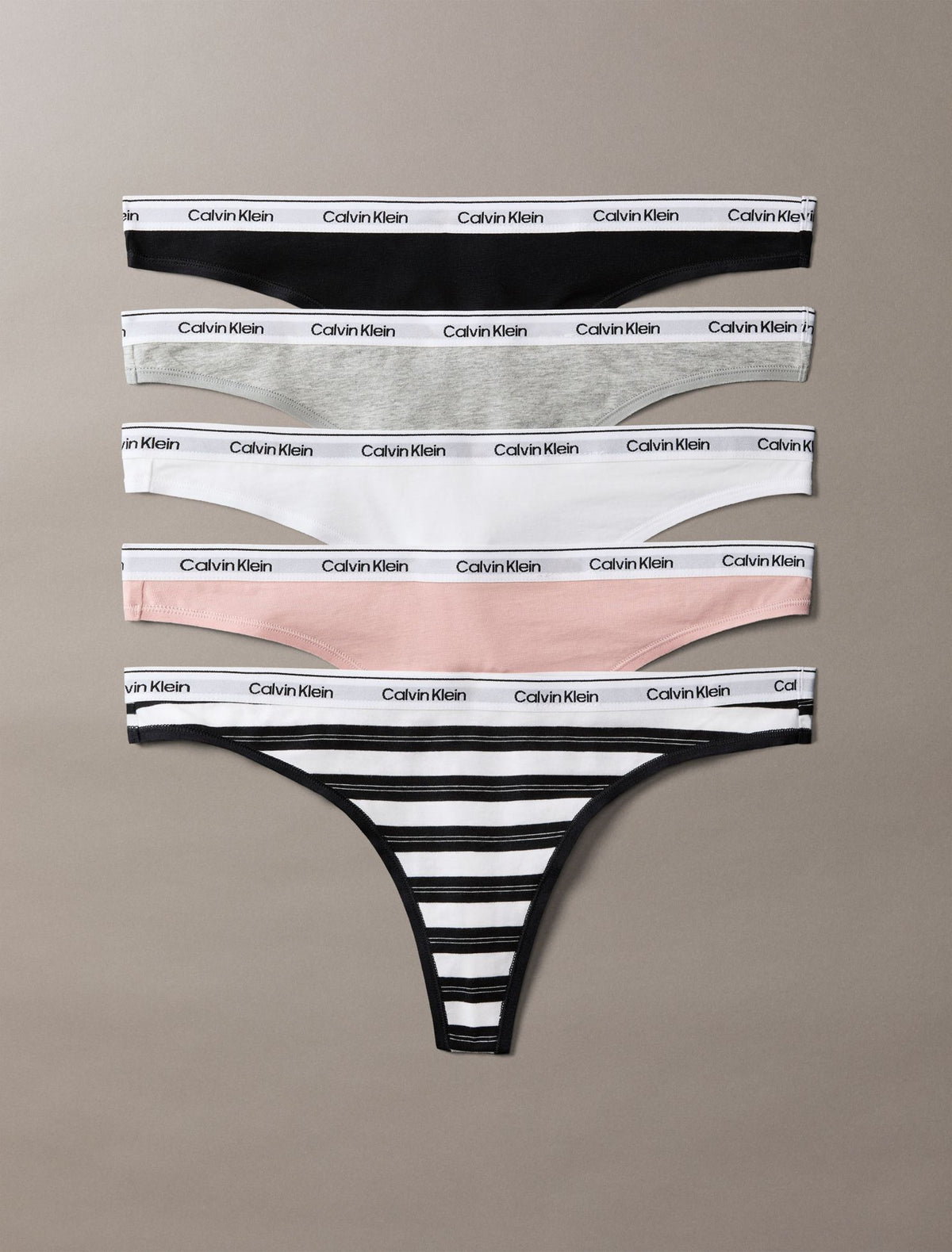 Icon Logo 5-Pack Thong - Calvin Klein Underwear