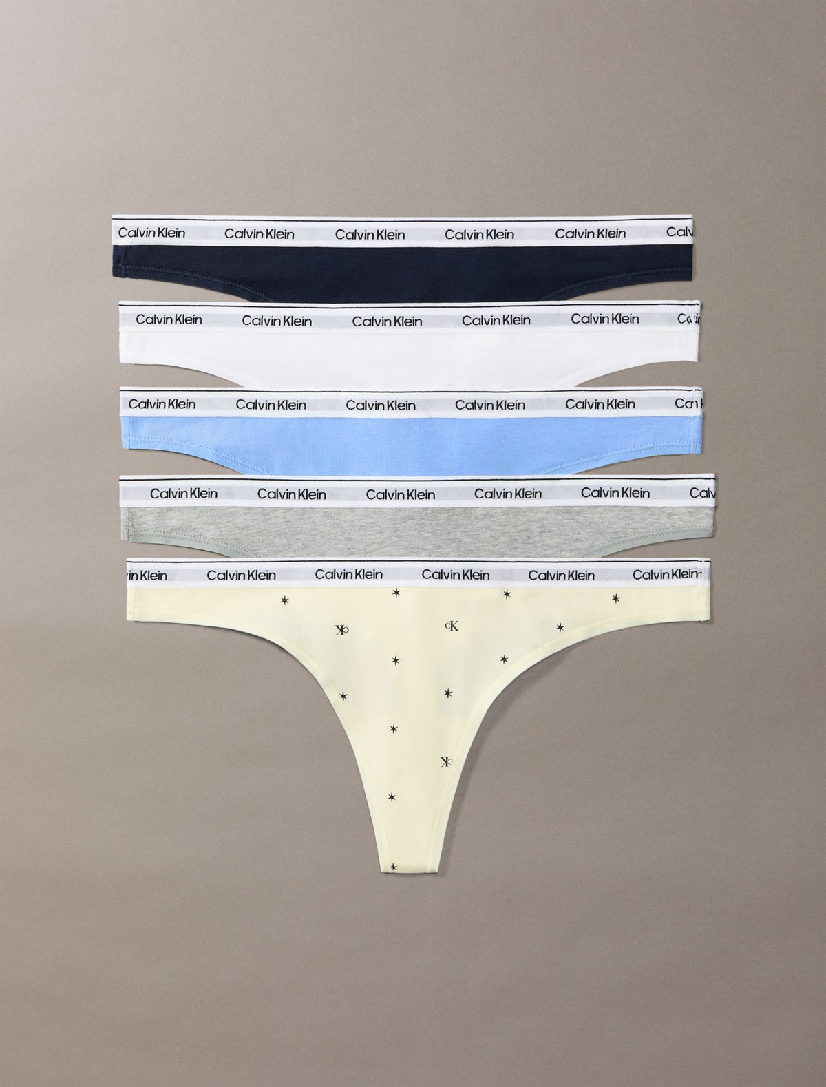 Icon Logo 5-Pack Thong - Calvin Klein Underwear