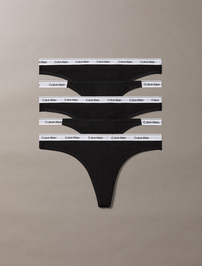 Icon Logo 5-Pack Mixed Thong - Calvin Klein Underwear