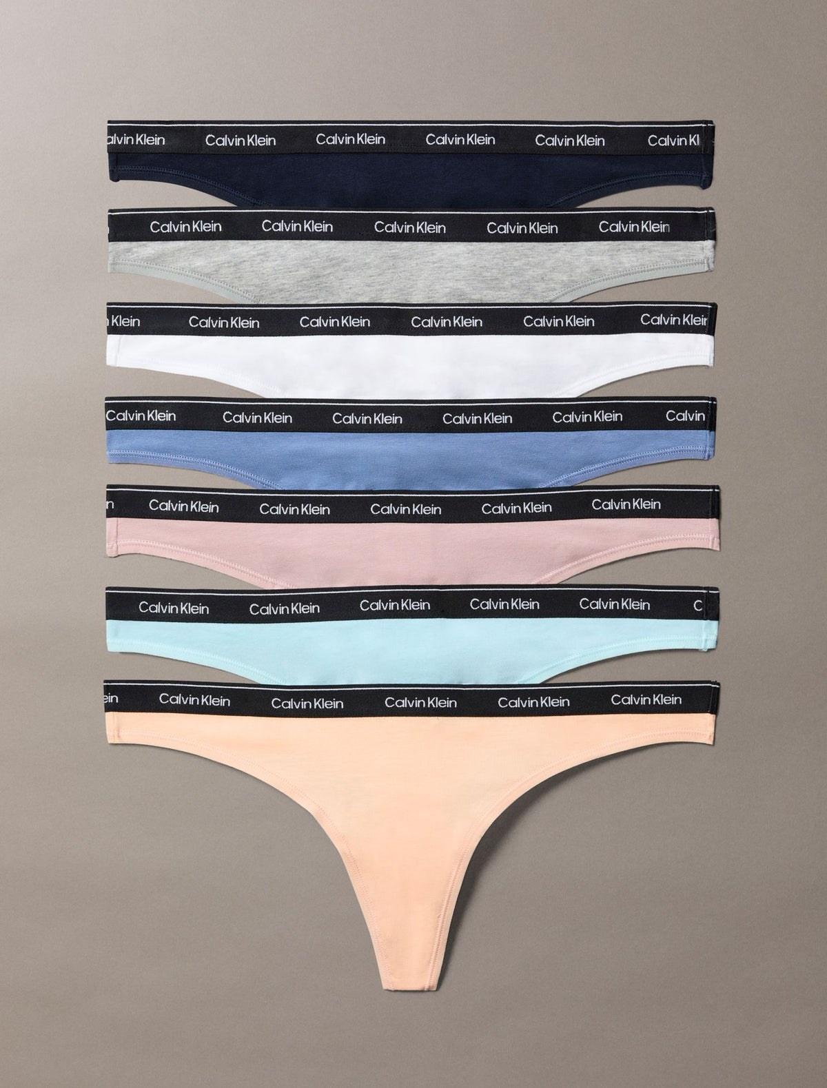Icon Logo 7-Pack Thong - Calvin Klein Underwear