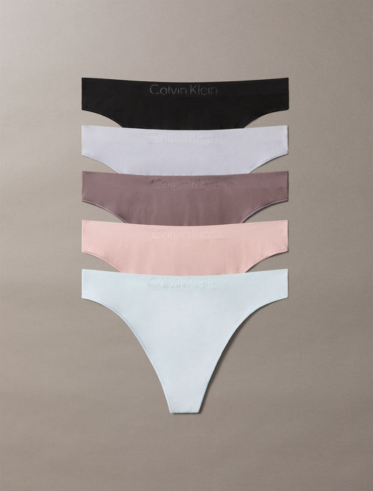 Bonded Flex Seamless 5-Pack Thong - Calvin Klein Underwear