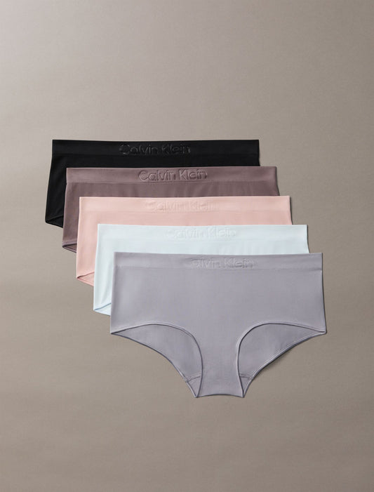 Bonded Flex Seamless 5-Pack Boyshort - Calvin Klein Underwear