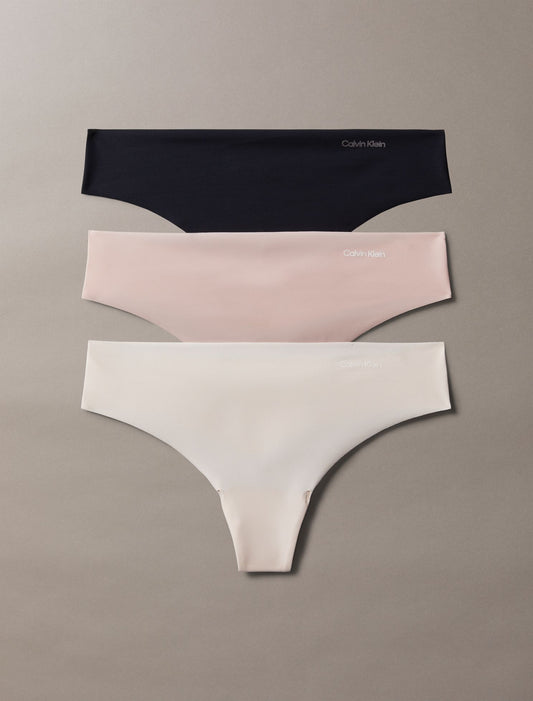 Invisibles 3-Pack Thong - Calvin Klein Underwear