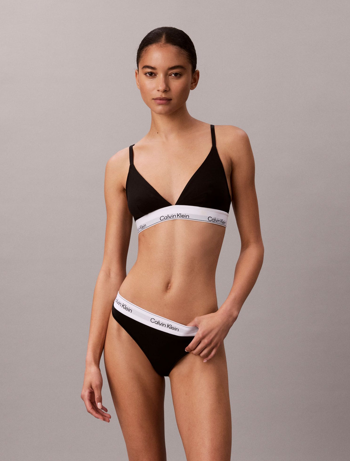 Icon Cotton Modal Thong - Calvin Klein Underwear