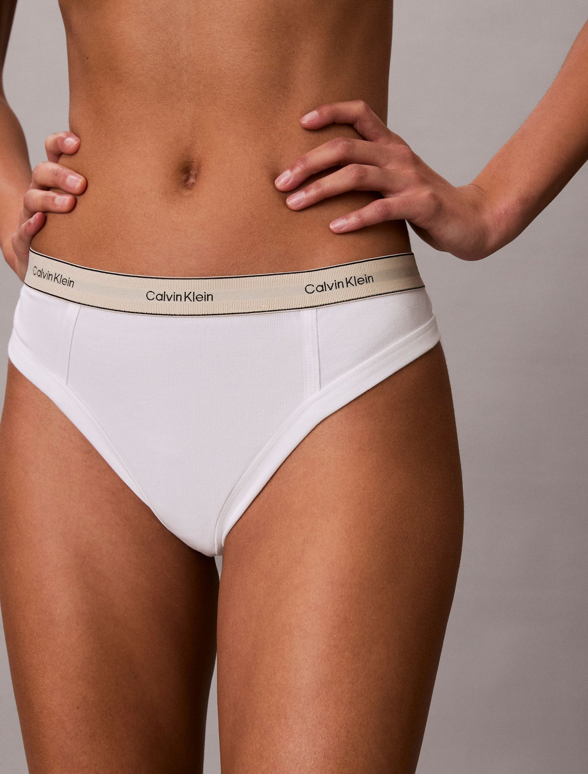 Heritage Cotton Stretch Thong - Calvin Klein Underwear